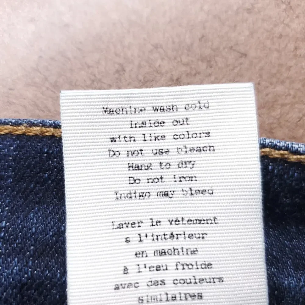 Rag & Bone Jeans Women 28 Dark Blue Skinny Distressed Casual Indie Contemporary